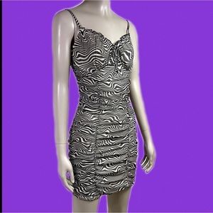 Abstract Bodycon Dress
